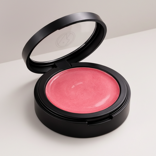 Baume lèvres et joues crème Watermelon ouvert montrant une texture riche et lumineuse à base d’huiles naturelles