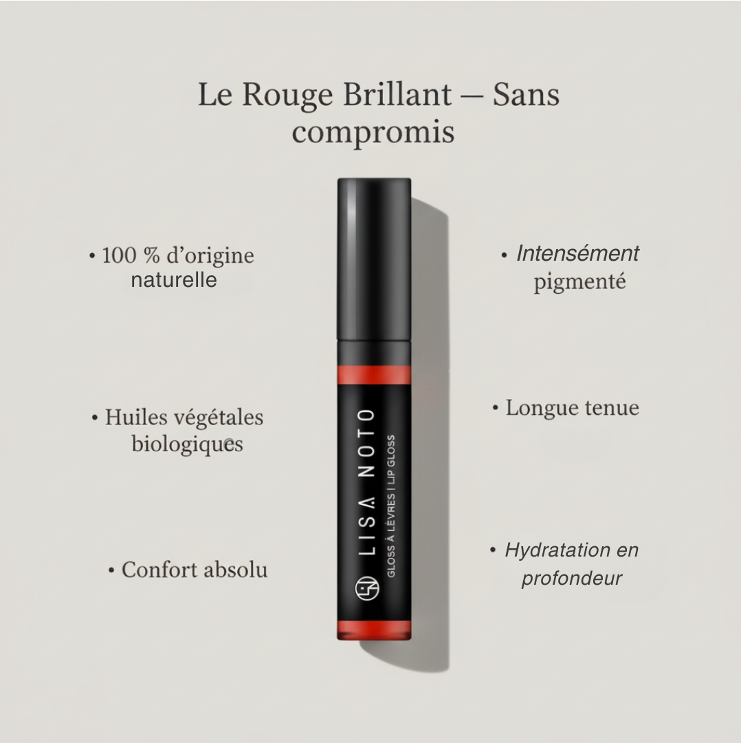 Gloss à lèvres hydratant - Rouge 6.4 ml