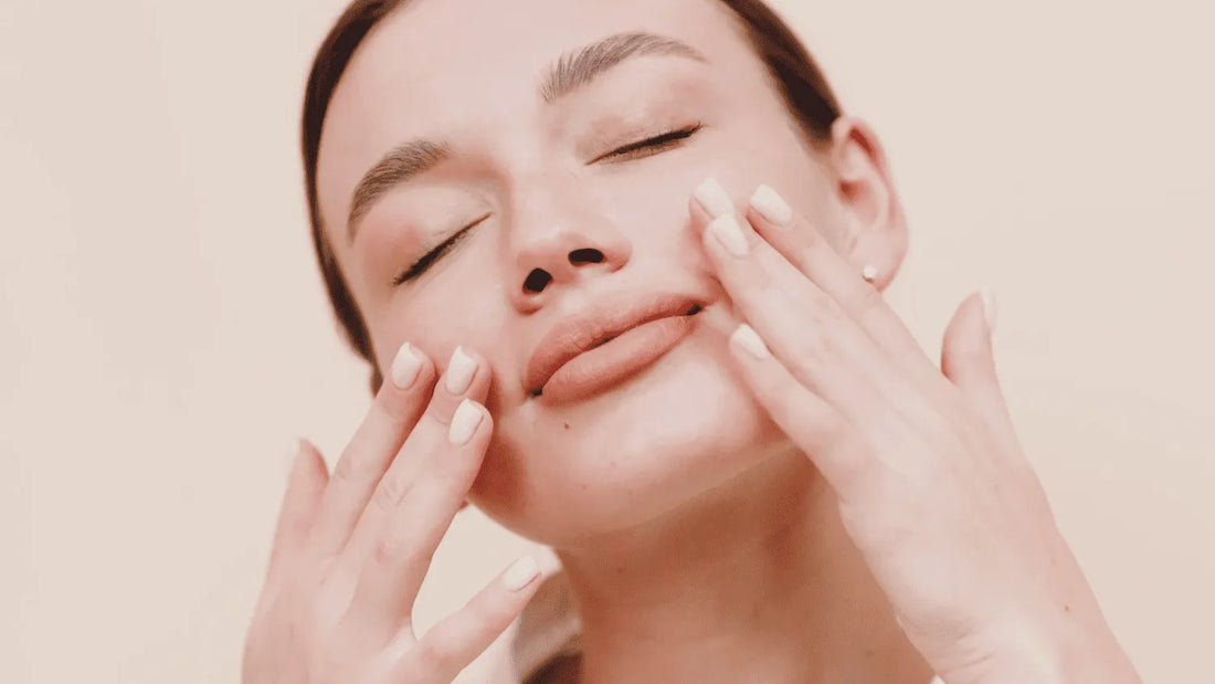 facial massage with Moringa Oil