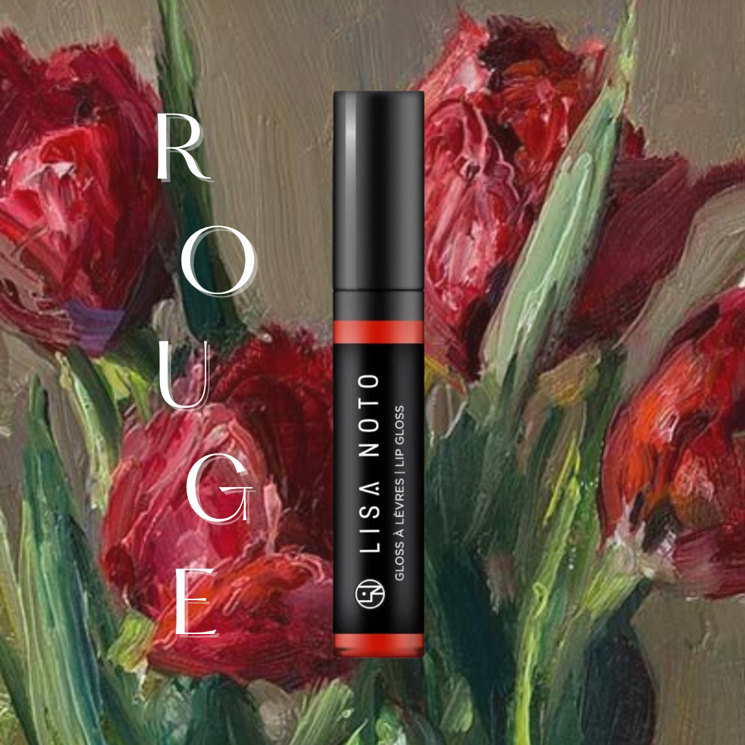 Perfect red lips with our ROUGE Lip gloss